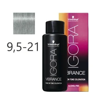 Schwarzkopf - Matizador Igora Vibrance 9,5-21 Pastel Humo Ceniza 60 ml Schwarzkopf - Matizador Igora Vibrance 9,5-21 Pastel Humo Ceniza 60 ml