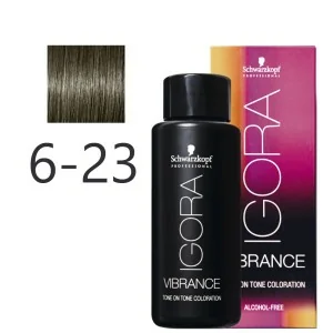 Schwarzkopf - Tonalizador Igora Vibrance 6-23 Rubio Oscuro Ceniza Mate 60 ml Schwarzkopf - Tonalizador Igora Vibrance 6-23 Rubio Oscuro Ceniza Mate 60 ml