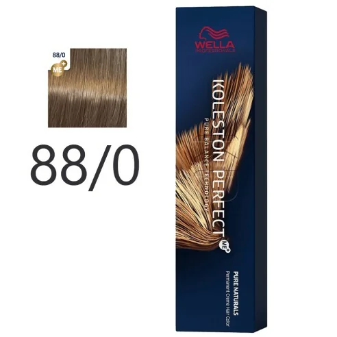 Wella - Crema Permanente Koleston PerfectMe+ 88/0 Rubio Claro Intenso 60 ml