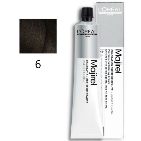 L'Oreal Professionnel - Coloración Permanente Majirel 6 Rubio Oscuro 50 ml