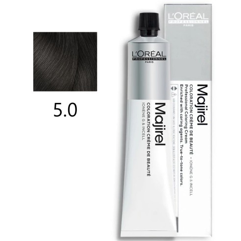 L'Oreal Professionnel - Majirel Permanent Coloration 5.0 Deep Light Brown 50 ml