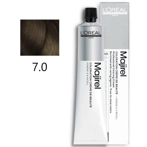 L'Oreal Professionnel - Majirel Permanent Coloration 7.0 Deep Blonde 50 ml