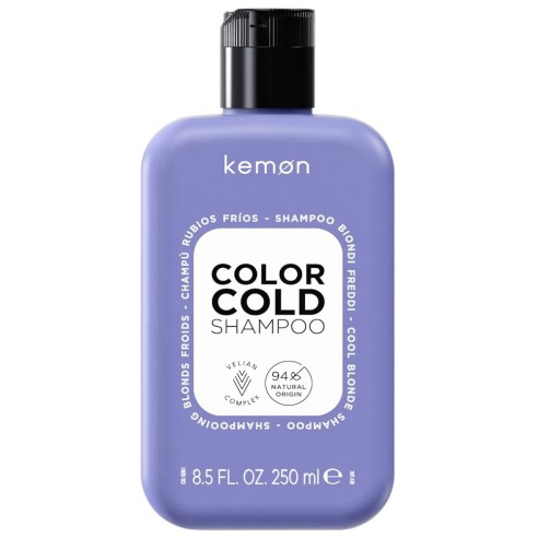 Kemon - Champú Rubios Fríos Hair Care Color Cold 250 ml