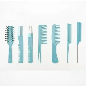 set de 7 peines gea blue - bifull set de 7 peines gea blue - bifull