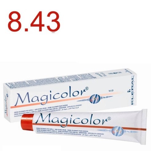 Kleral System - Tinte Magicolor 8.43 Rubio Claro Cobre Dorado - 100 ml