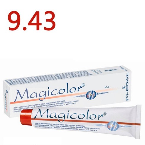 Kleral System - Tinte Magicolor 9.43 Rubio Clarísimo Cobre 100 ml