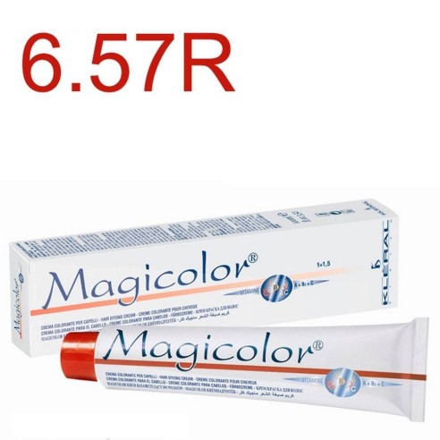Kleral System - Tinte Magicolor 6.57R Rubio Oscuro Caoba Violeta 100 ml