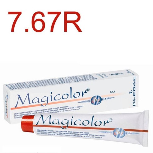 Kleral System - Tinte Magicolor 7.67R Rubio Rojo Violeta 100 ml
