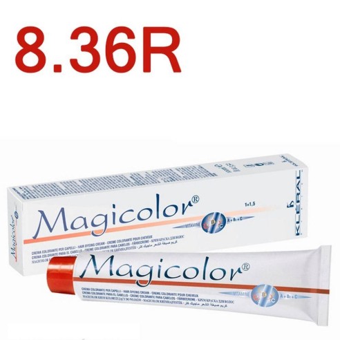 Kleral System - Tinte Magicolor 8.36R Rubio Claro Dorado Rojo 100 ml