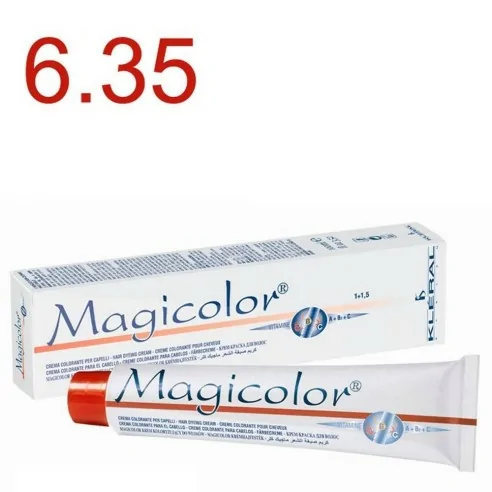 Kleral System - Tinte Magicolor 6.35 Rubio Oscuro Tabaco Cálido 100 ml