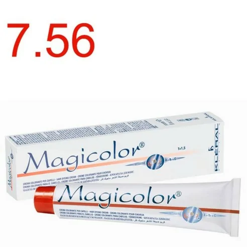 Kleral System - Tinte Magicolor 7.56 Rubio Caoba Rojo 100 ml