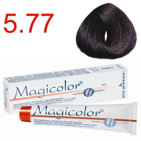 Kleral System - Tinte Magicolor 5.77 Castaño Claro Violeta Intenso 100 ml
