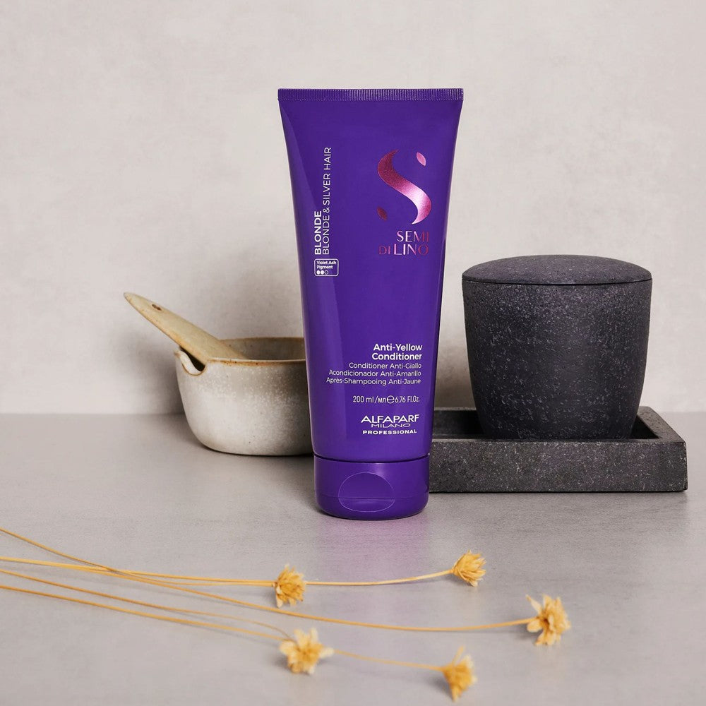 Alfaparf - Semi di Lino Blonde Anti-Yellow Conditioner 200 ml