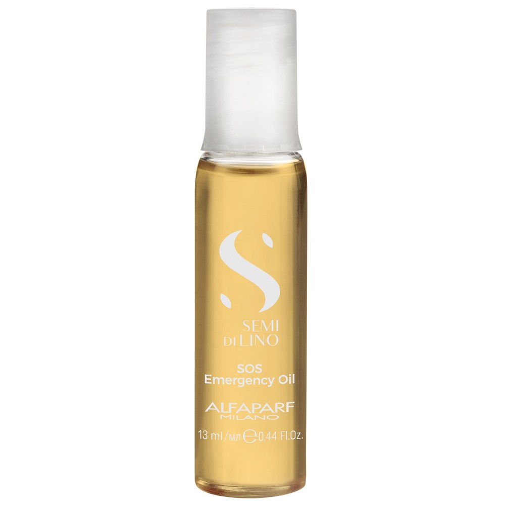 Alfaparf - Tratamiento de Reconstrucción Semi di Lino SOS Emergency Oil 6 x 13 ml