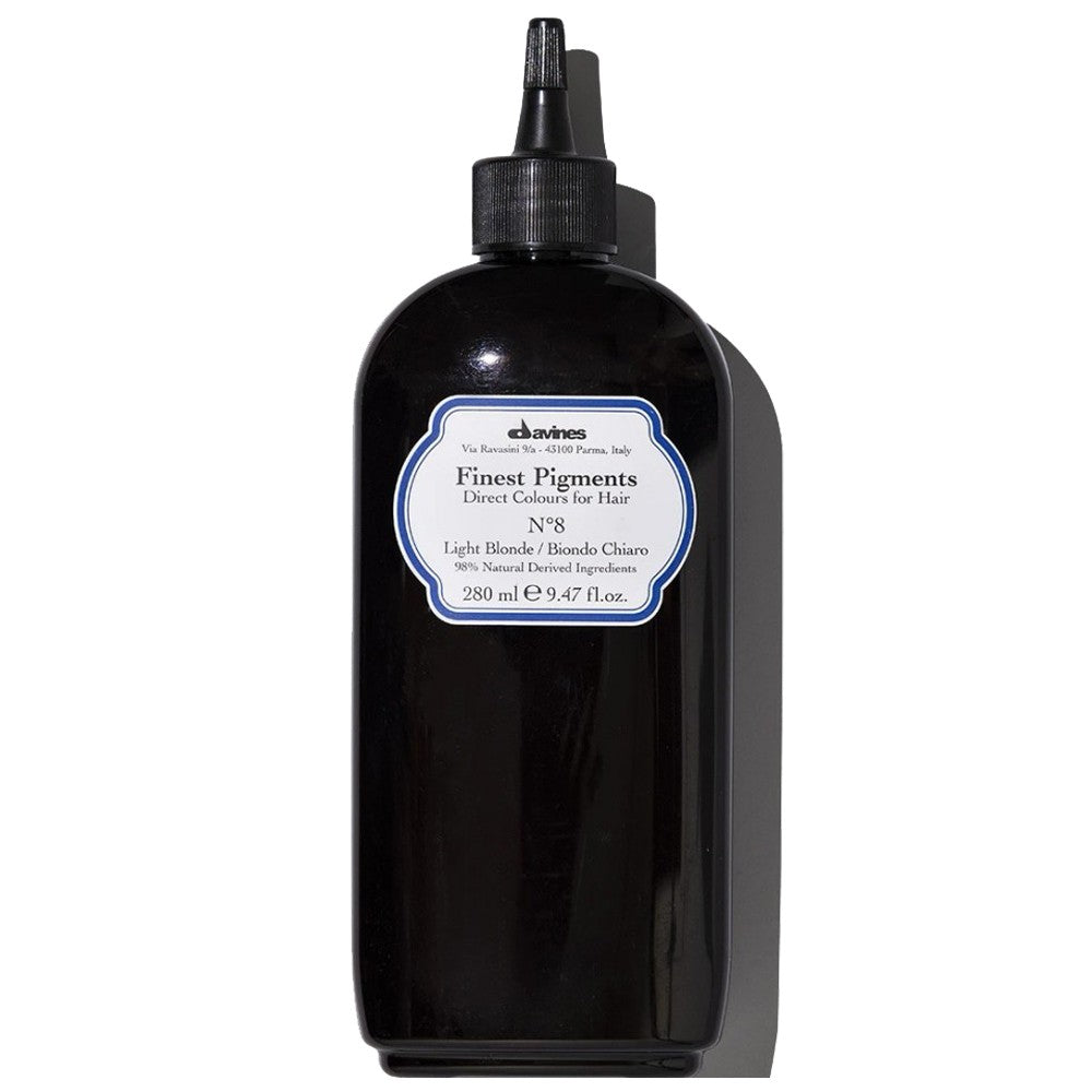 Davines - Gel de Coloración Rubio Claro Finest Pigments Nº8 Light Blonde 280 ml