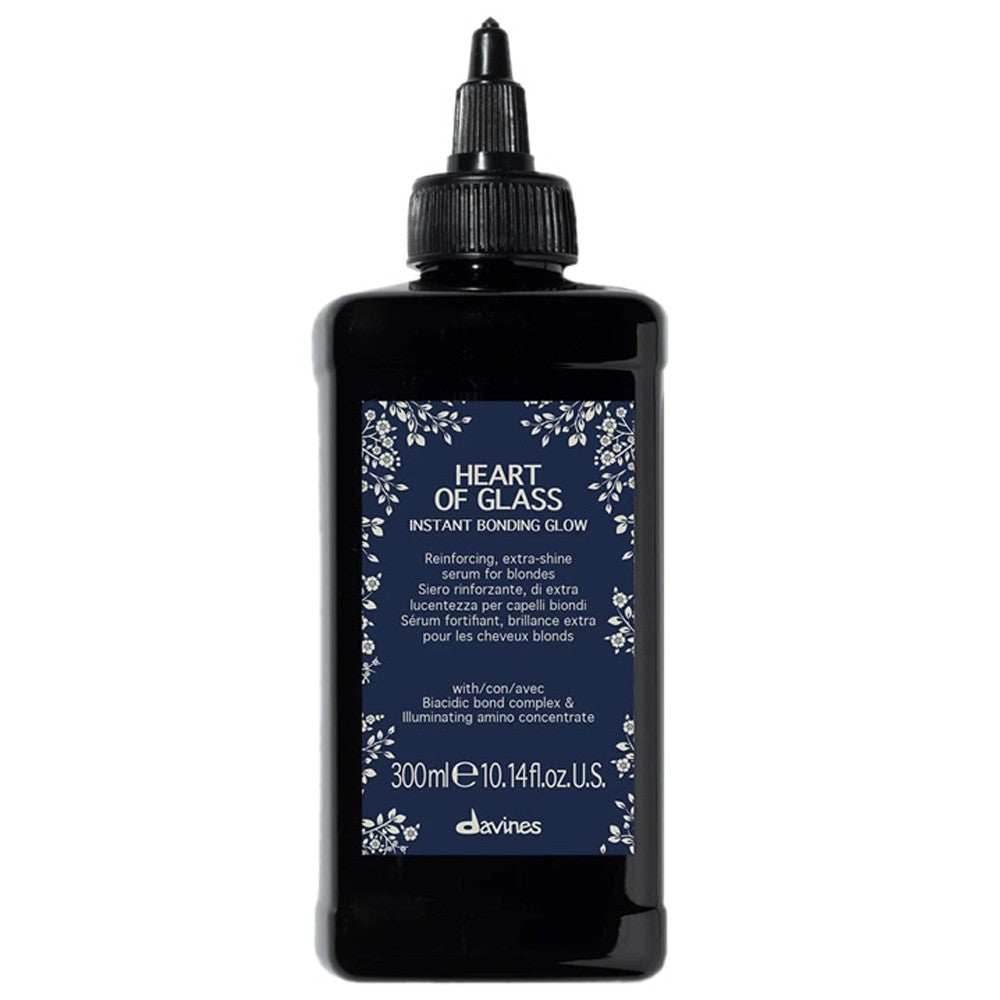 Davines - Sérum Fortalecedor para Cabellos Rubios Heart of Glass Instant Bonding Glow 300 ml