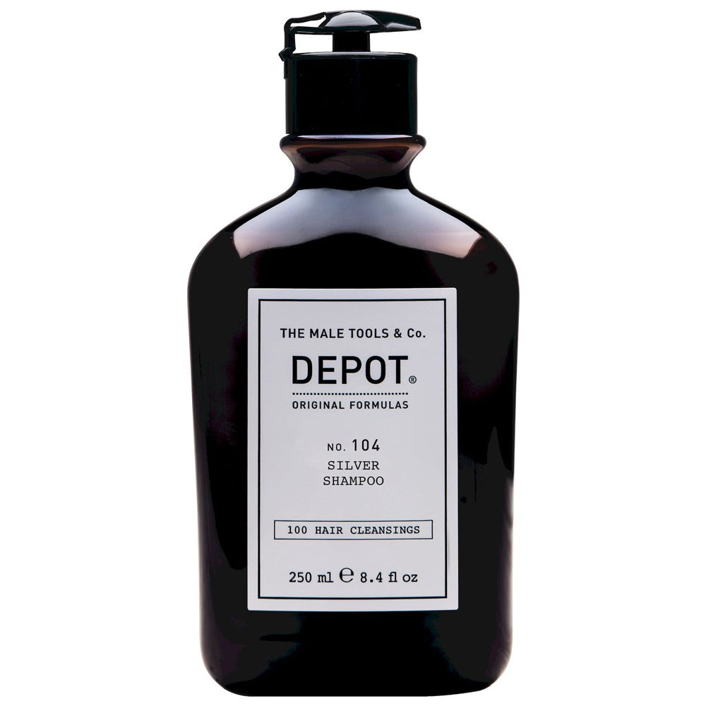 Depot - Champú para Cabello Blanco o Decolorado no. 104 Silver 250 ml