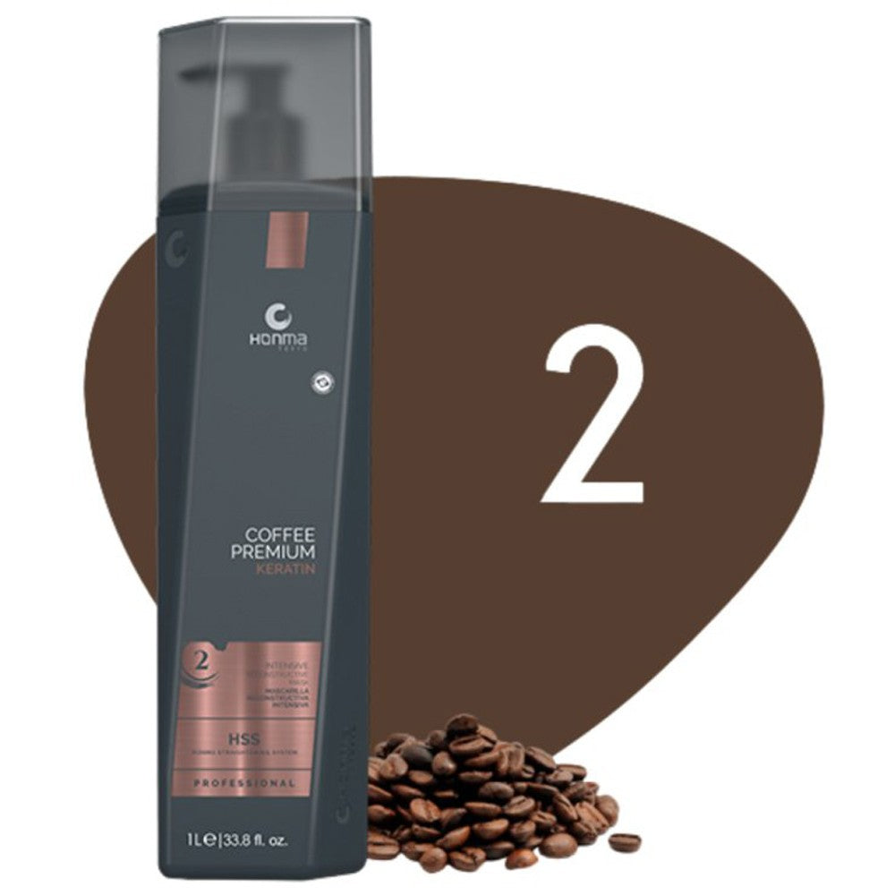 Honma Tokyo - Tratamiento Keratina Coffee Premium All Liss (Paso 2)