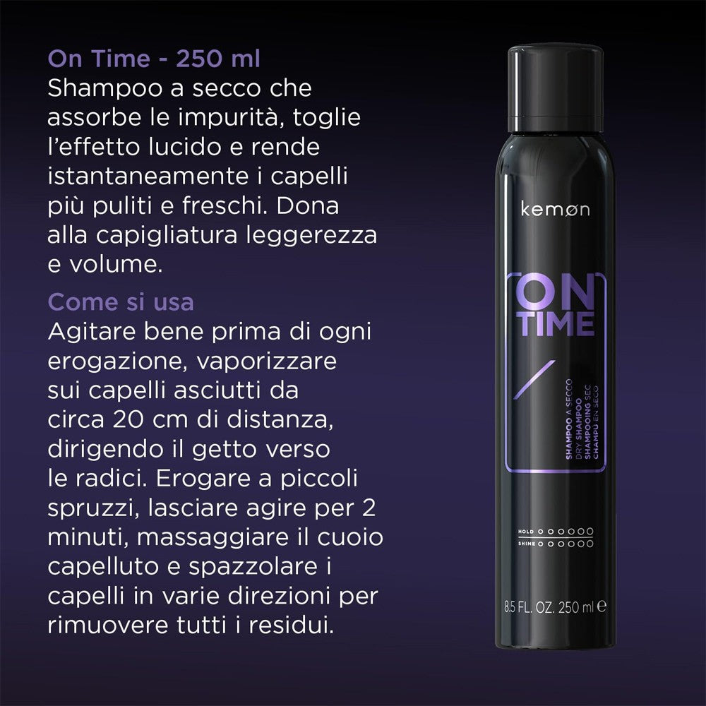 Kemon - Champú en Seco Hair Style On Time 250 ml