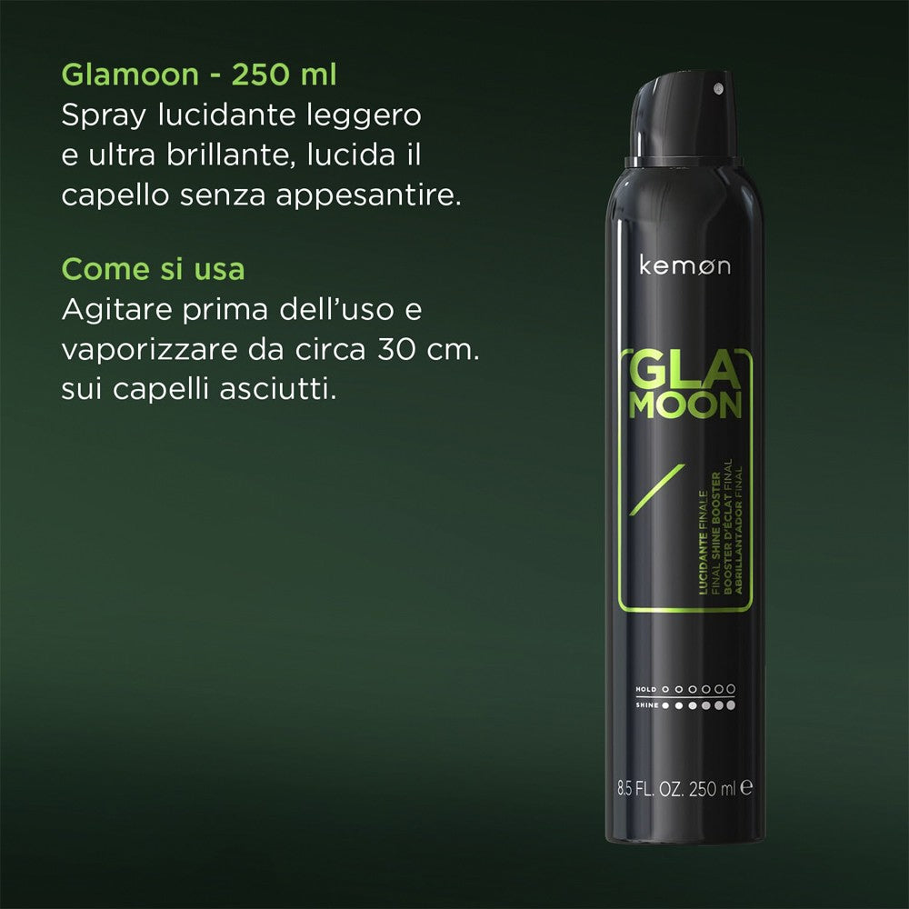 Kemon - Spray Abrillantador Final Hair Style Glamoon 250 ml