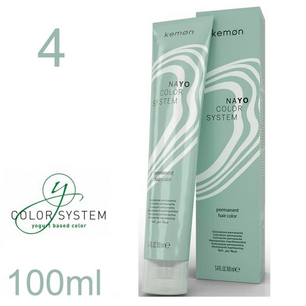 Kemon - Tinte Nayo Color Natural 4 Castaño 100 ml