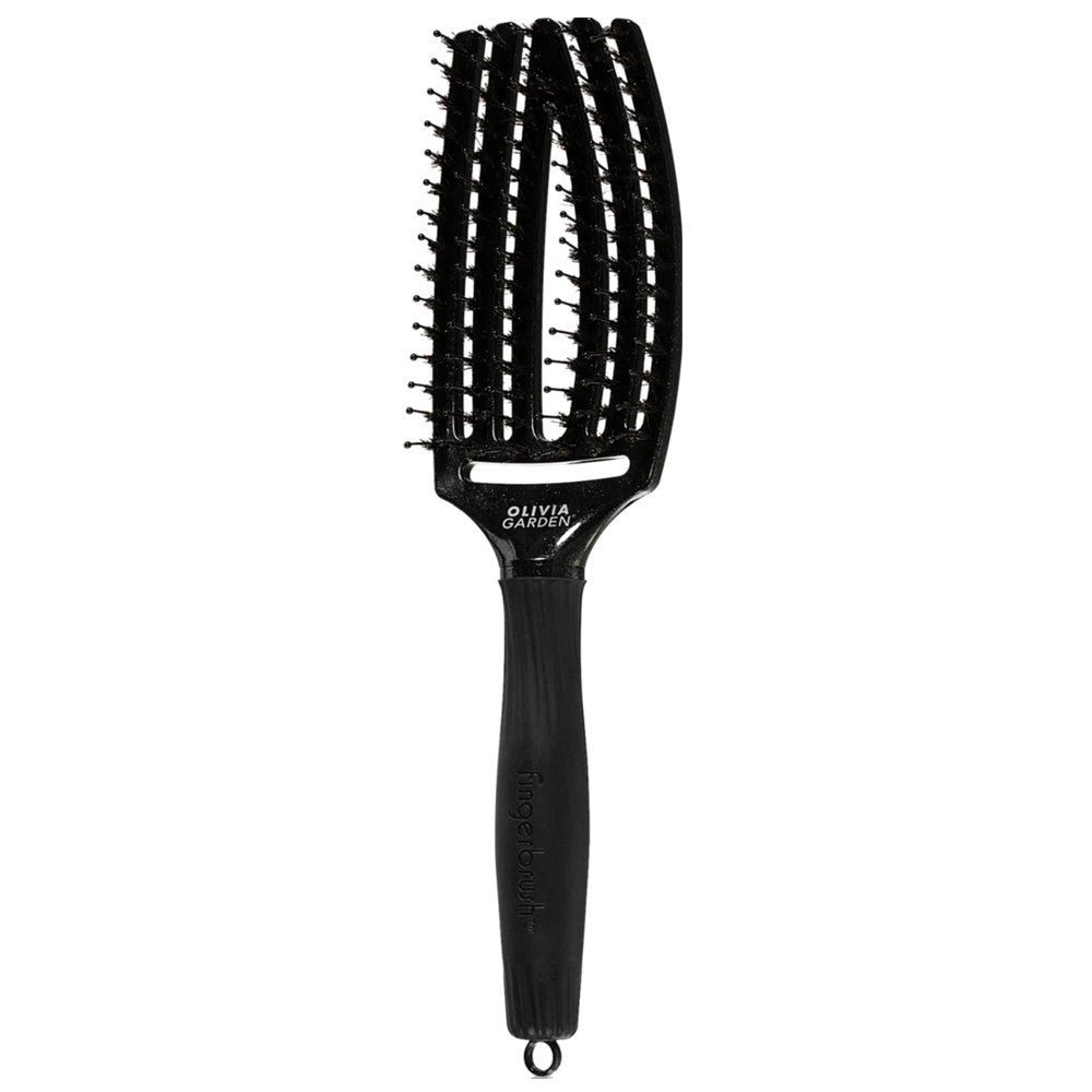 Olivia Garden - Cepillo Fingerbrush Black Onyx Midnight Desert - 1 Unidad