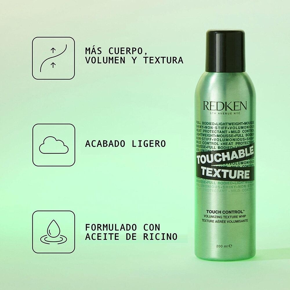 Redken - Laca Texturizadora Touchable Texture Touch Control 250 ml