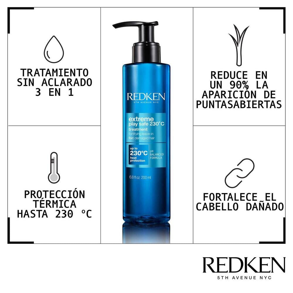Redken - Loción Protectora Extreme Play Safe 230ºC 250 ml