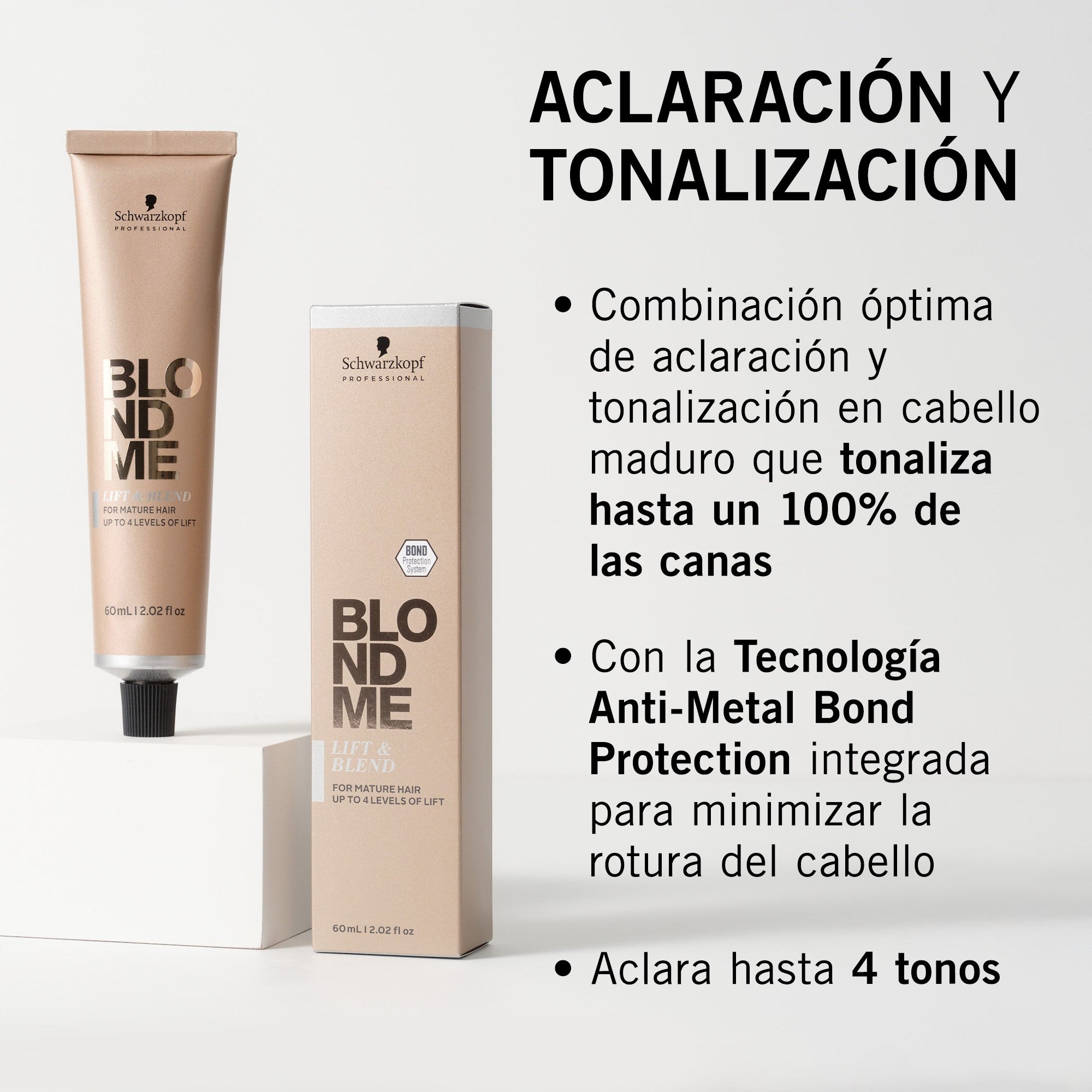 Schwarzkopf - Crema Aclarante y Tonalizante BlondMe LB-Ice 60 ml