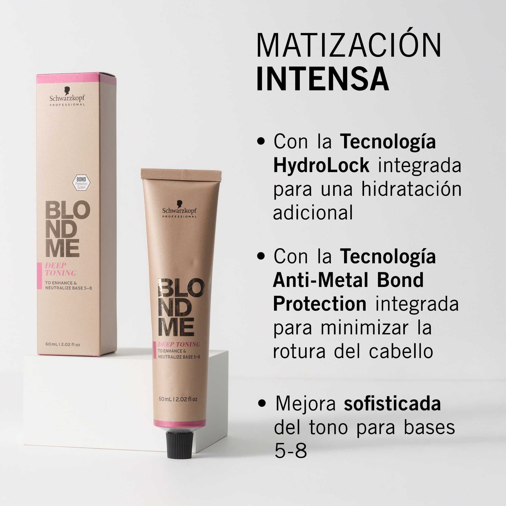 Schwarzkopf - Crema Matizadora Intensa BlondMe DT-Granite 60 ml
