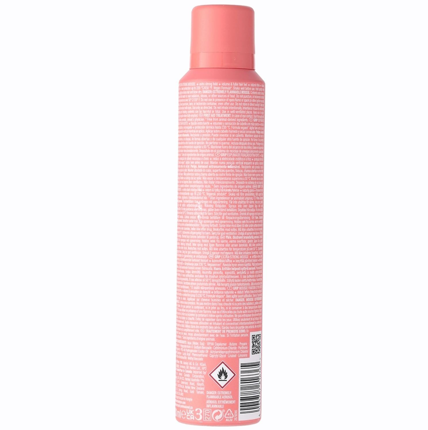 Schwarzkopf - Espuma de Fijación Extra-Fuerte OSiS+ Grip 200 ml