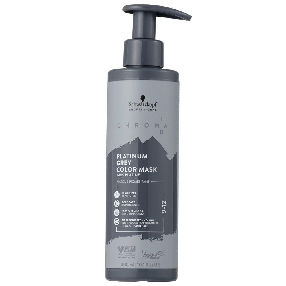 Schwarzkopf - Mascarilla De Color Chroma ID 9-12 Gris Platino 300 ml