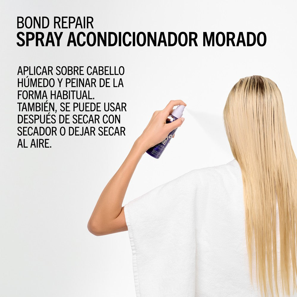 Schwarzkopf - Spray Acondicionador Morado BlondMe Bond Repair Purple 150 ml