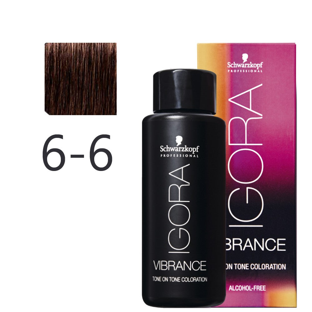 Schwarzkopf - Tonalizador Igora Vibrance 6-6 Rubio Oscuro Chocolate 60 ml