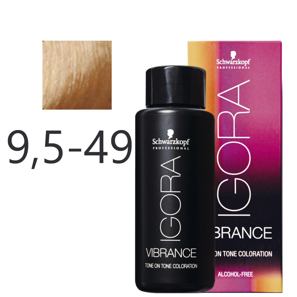 Schwarzkopf - Tonalizador Igora Vibrance 9,5-49 Beige Violeta 60 ml