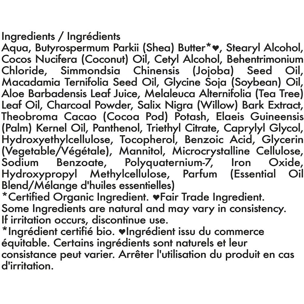 Shea Moisture - Acondicionador de Limpieza Profunda African Black Soap Bamboo Charcoal 384 ml