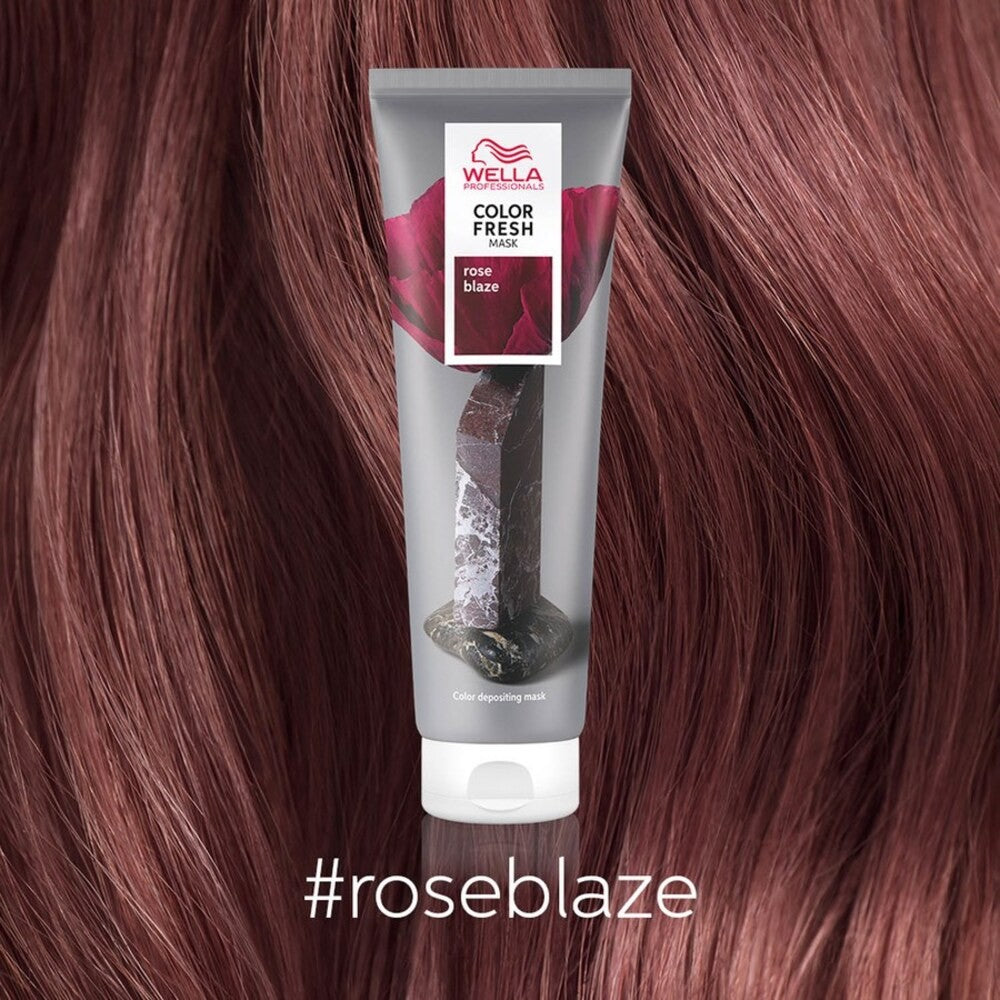 Wella - Mascarilla de Color - Color Fresh Rose Blaze 150 ml