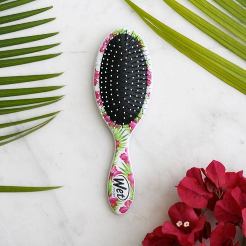 Wet Brush - Cepillo Ovalado Floral Pink